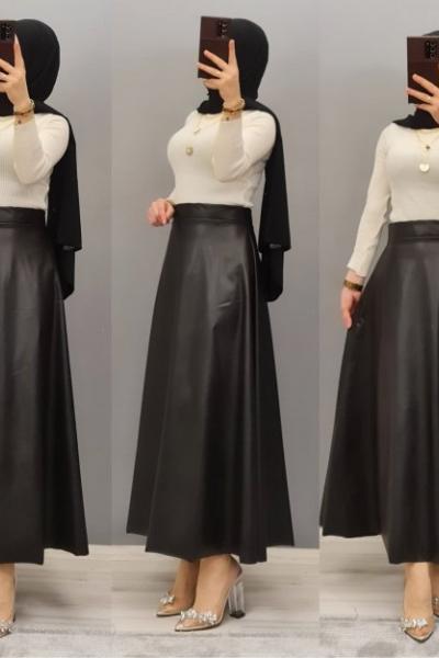 Yeni Model Deri Eteğim