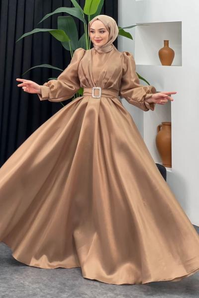 Esma Kabarık Kemerli Abiye