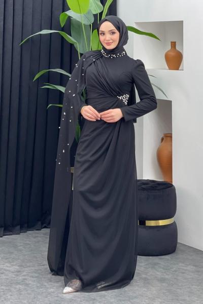 İnci Detaylı Abiye