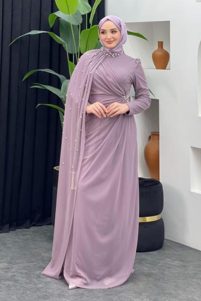 İnci Detaylı Abiye