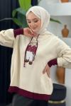 Kapşonlu Ayıcıklı Sweat