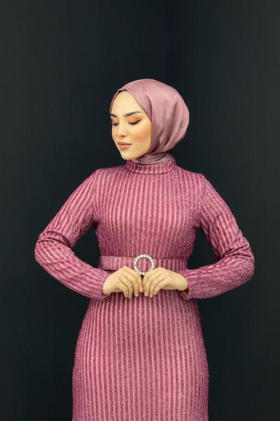 Nagihan Payetli Abiye