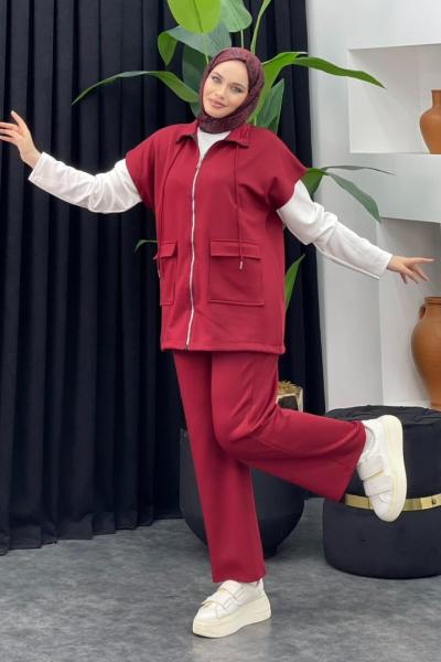 Oscar Pantolonlu Yelekli Takım