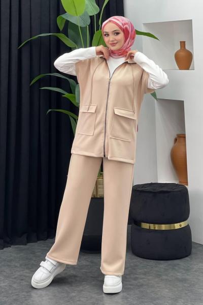 Oscar Pantolonlu Yelekli Takım