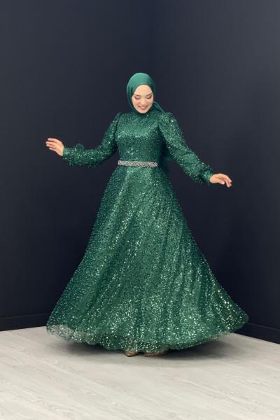 Pırıltı Kabarık Abiye