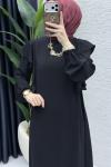 Canan Elbise Tesettür Giyim  Siyah