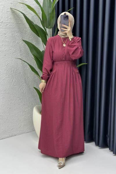 Efsun Elbise Bordo