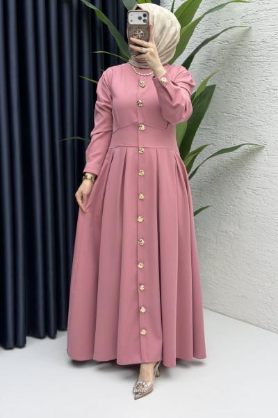 Gülru Elbise Tesettür Giyim Gül