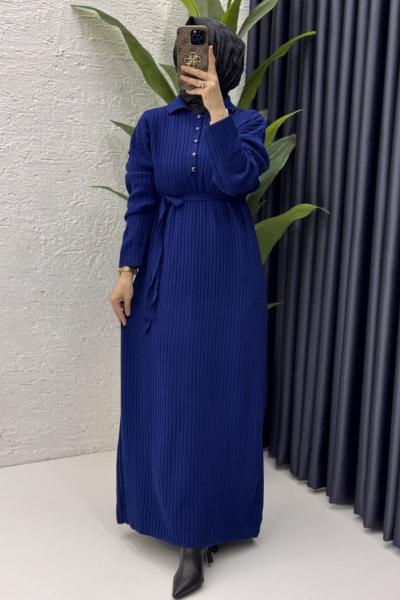 Hazen Elbise Tesettür Giyim  Lacivert