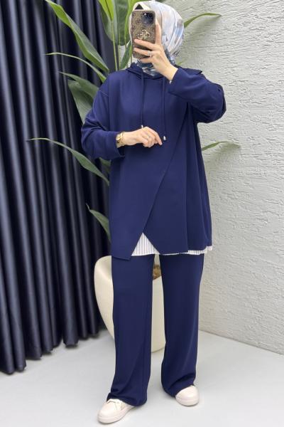 Hülya Takım  Tesettür Giyim  Lacivert
