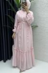 Lady Elbise Tesettür Giyim  Pembe
