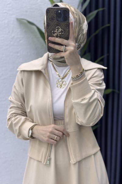 Liyan Etekli Takım  Taş Rengi