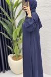 Mina Elbise Tesettür Giyim  Lacivert
