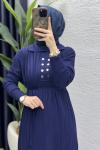 Seher Elbise Tesettür Giyim  Lacivert