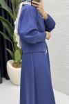 Selen Takım Tesettür Giyim  Lacivert