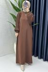 Simge Elbise Kahverengi