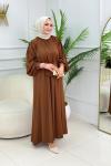 ARYA ELBİSE - KAHVERENGİ