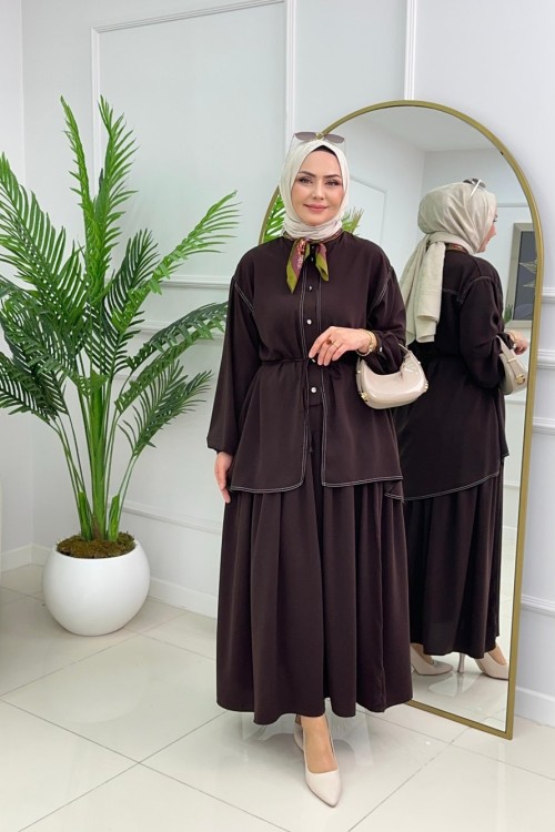 Aycan Etekli̇ Takim  Aci Kahve