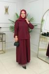 DAMLA ETEKLİ TAKIM - BORDO