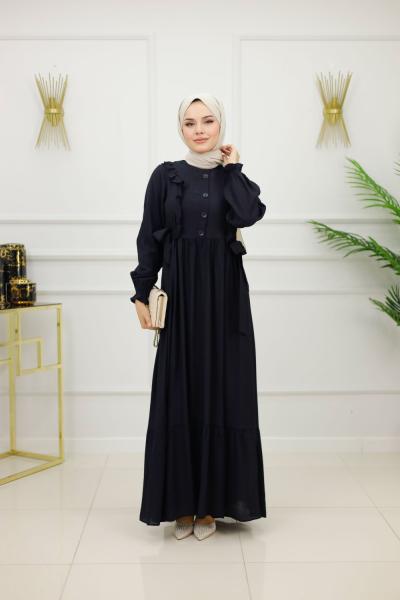DUHA ELBİSE-SİYAH
