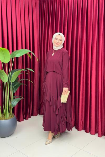 ESMA ETEKLİ TAKIM - BORDO