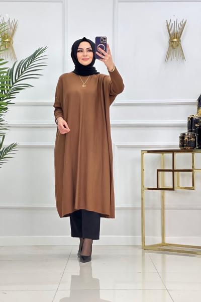 EVİN TRİKO HIRKA-SÜTLÜ KAHVE