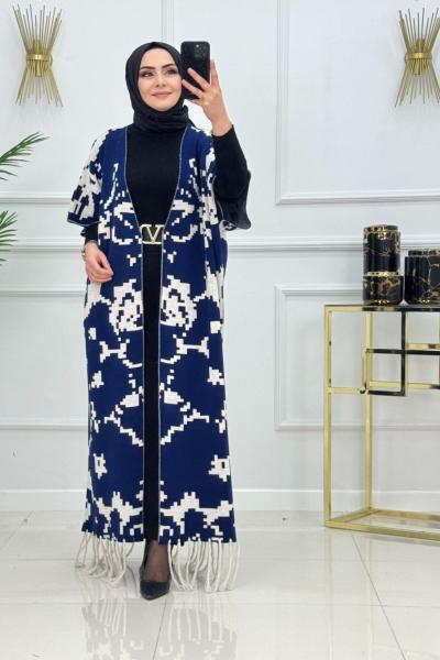 GÖNÜL KİMONO-LACİVERT