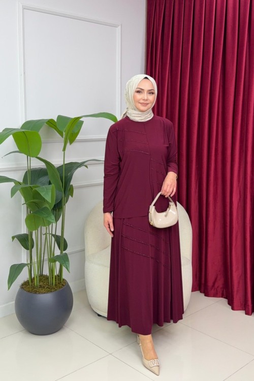 Gülben Etekli̇ Takim  Bordo