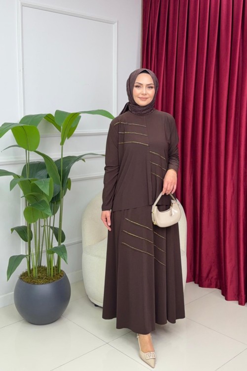 Gülben Etekli̇ Takim  Aci Kahve