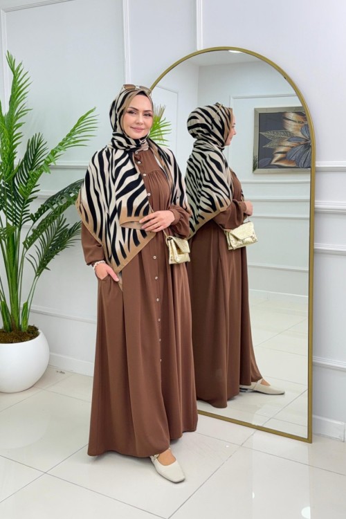 Gülnaz Elbi̇se  Kahverengi̇