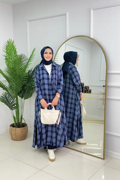 HAYAT TUNİK - İNDİGO MAVİ