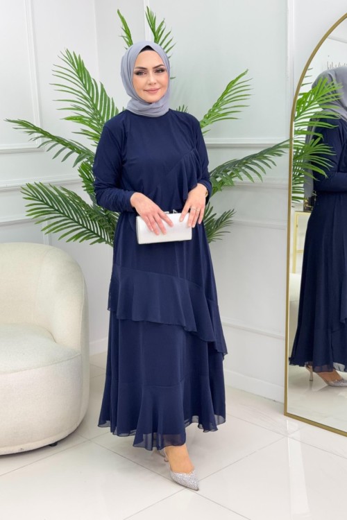 Hüsna Etekli̇ Takim  Laci̇vert