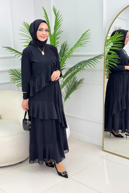 Hüsna Etekli̇ Takim  Si̇yah