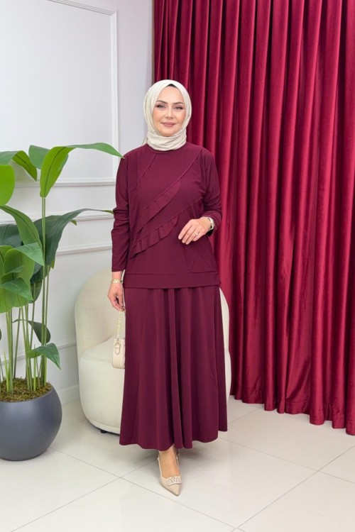 Oya Etekli̇ Takim  Bordo