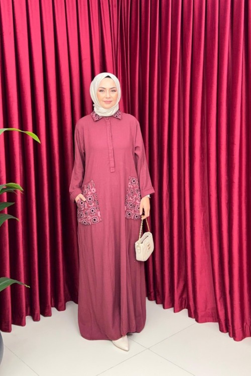 Sunny Elbi̇se  Bordo