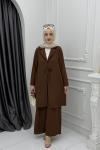 Açelya Takım Kahverengi