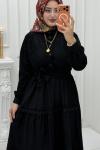 Betül Elbise Siyah