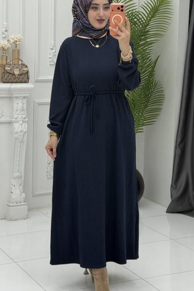 Buğlem Elbise Lacivert