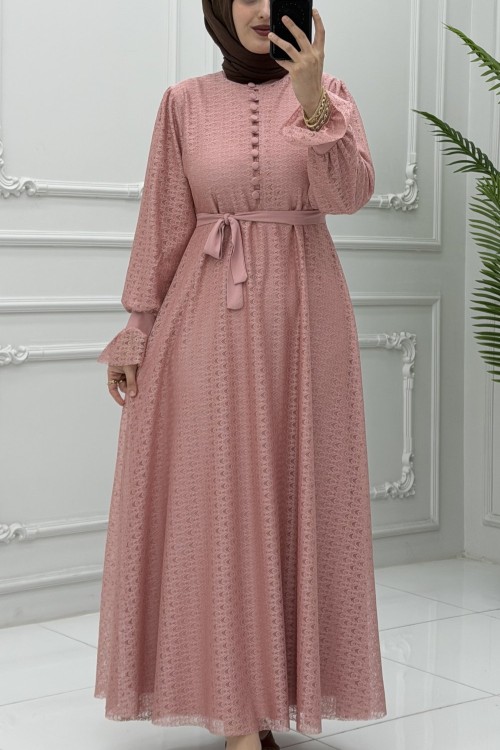 Hazan Elbise Pembe