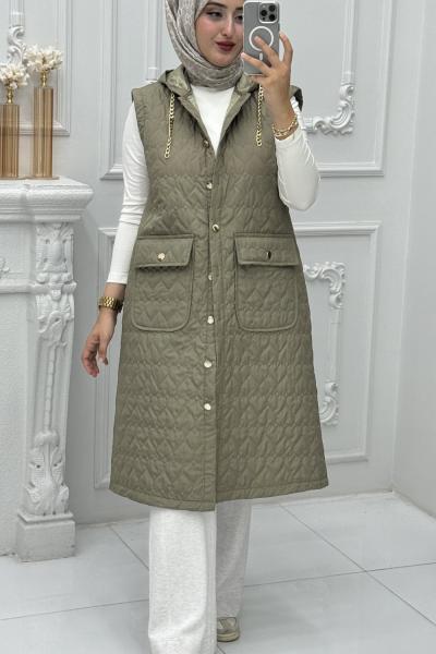 İdil Şişme Yelek Haki