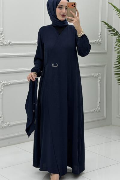 Mihri Namaz Elbise Lacivert