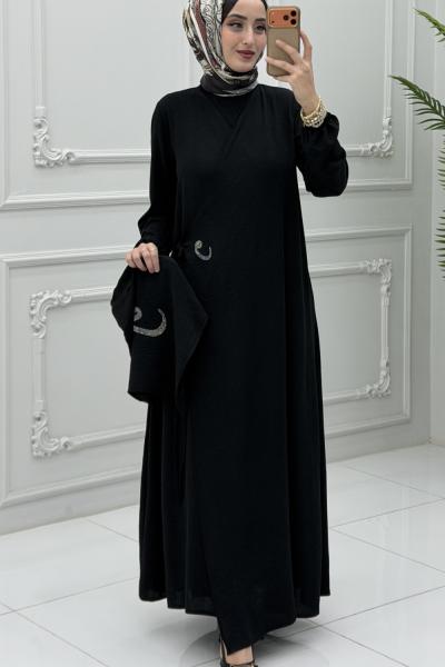 Mihri Namaz Elbise Siyah