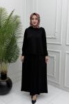 Nazan Etek Takım Siyah