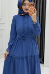 Nefes Elbise İndigo