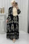 Nilüfer Elbise Siyah