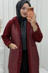 Seher Hırka Bordo