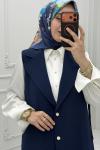 Sofia Yelek Takım Lacivert