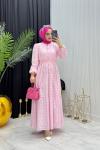 Aylen Elbise Pembe Pembe