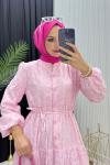 Aylen Elbise Pembe Pembe