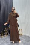 Başak Elbise Kahverengi  Kahverengi
